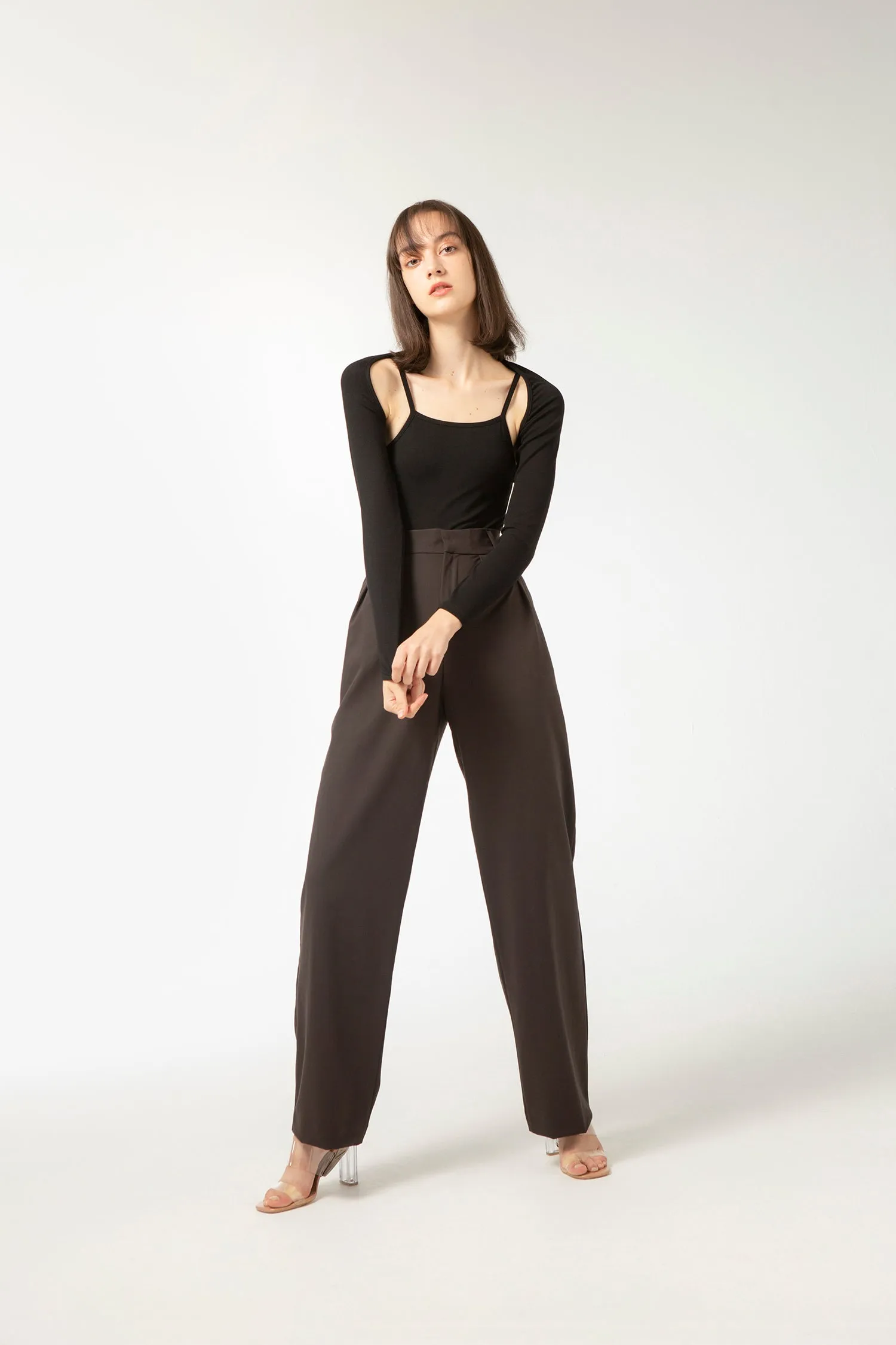 LUV Cardigan - Black (Cropped)