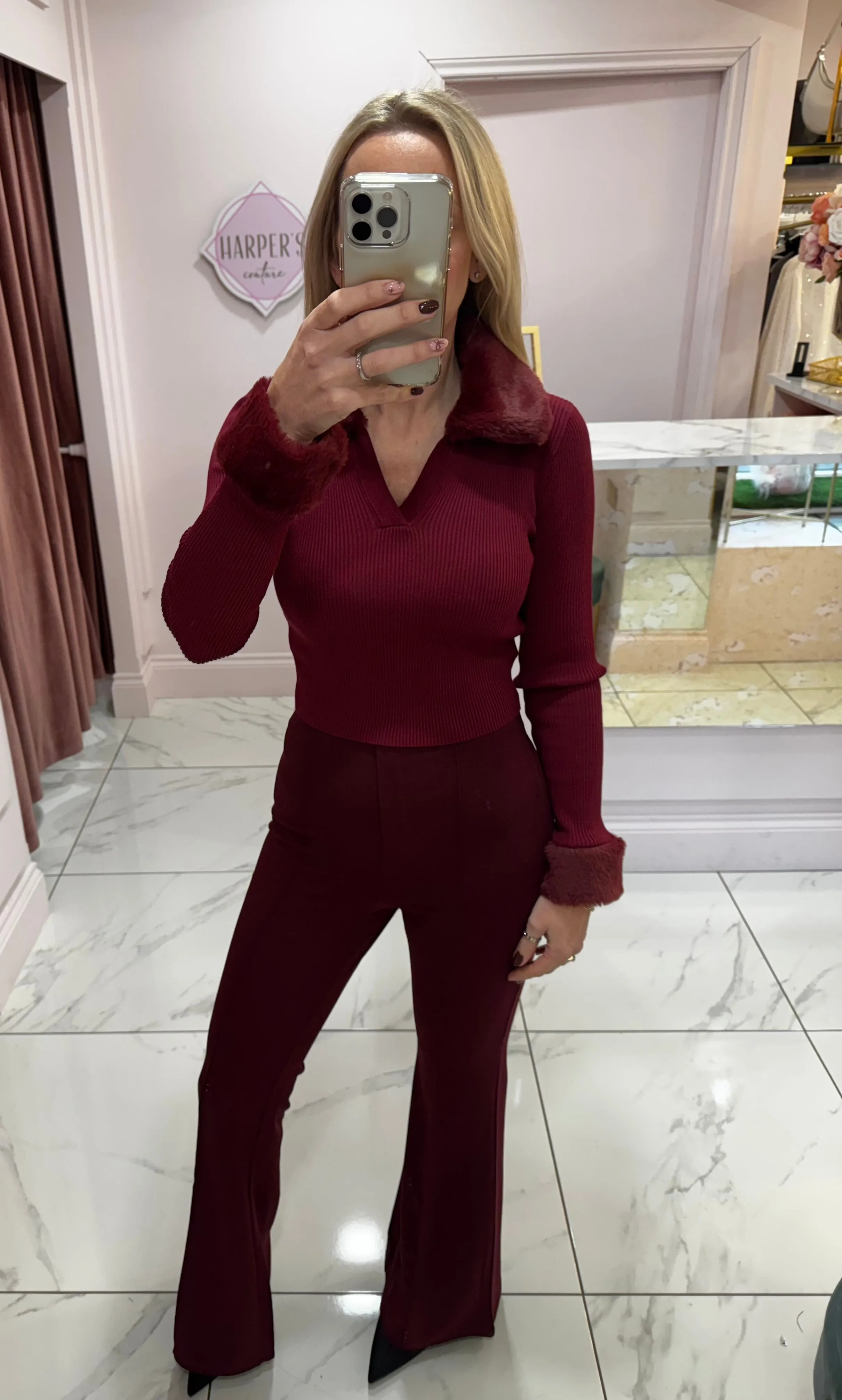 Mable Print Long Sleeve Bodysuit