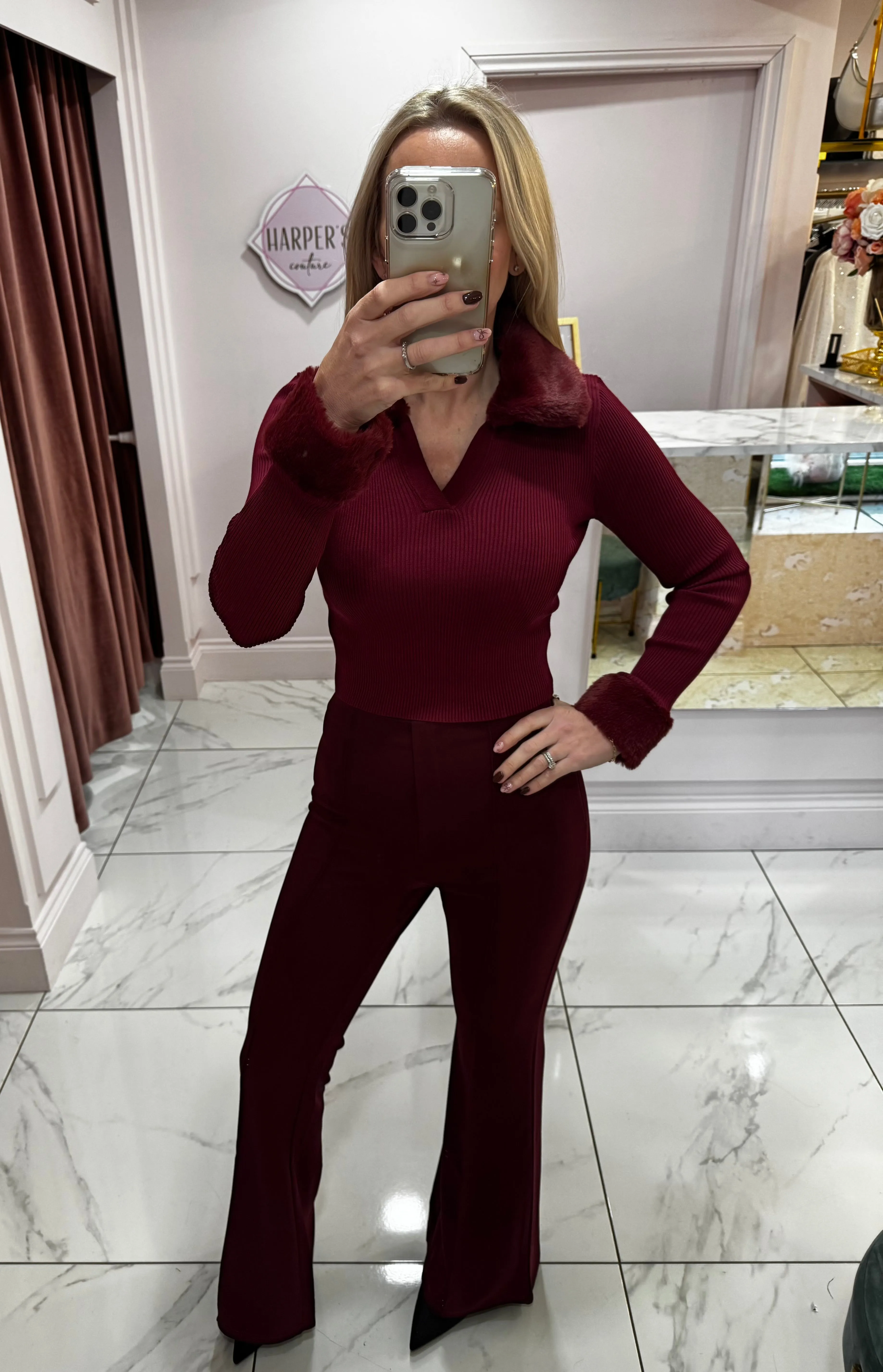 Mable Print Long Sleeve Bodysuit