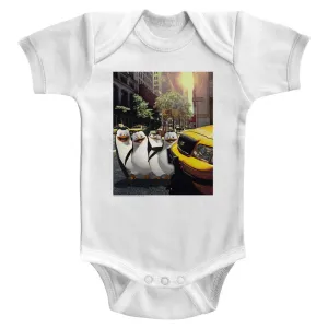 Madagascar Pengu Nyc Baby Bodysuit
