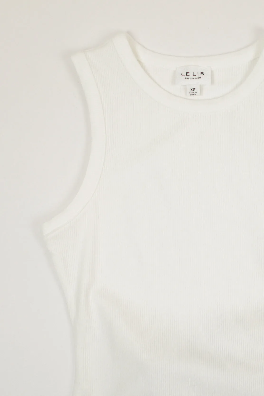 Mae Round Neck Bodysuit | White