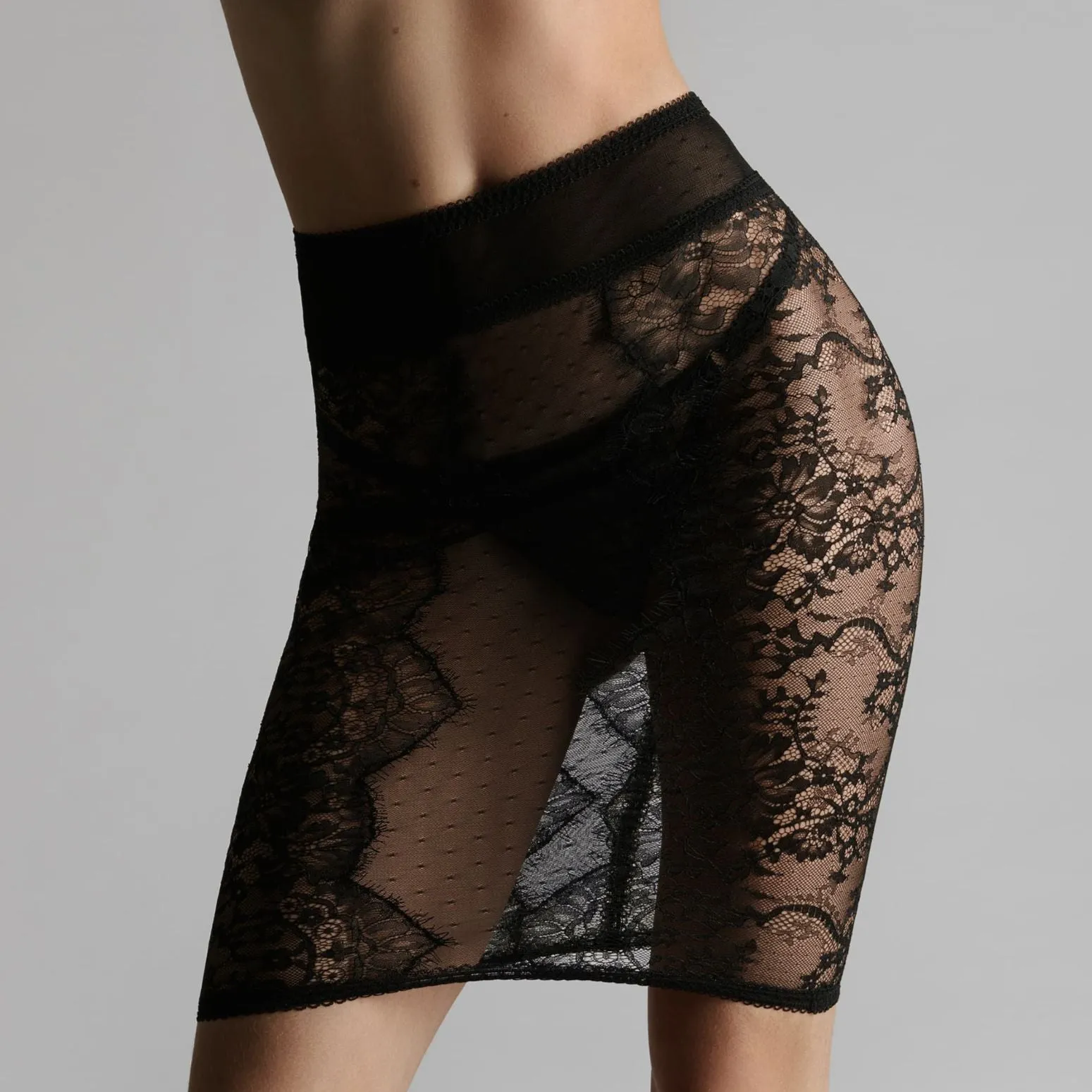 Maison Close Inspiration Divine Lace Skirt with Suspenders 561497