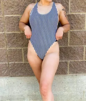 Malibu Bodysuit- Striped