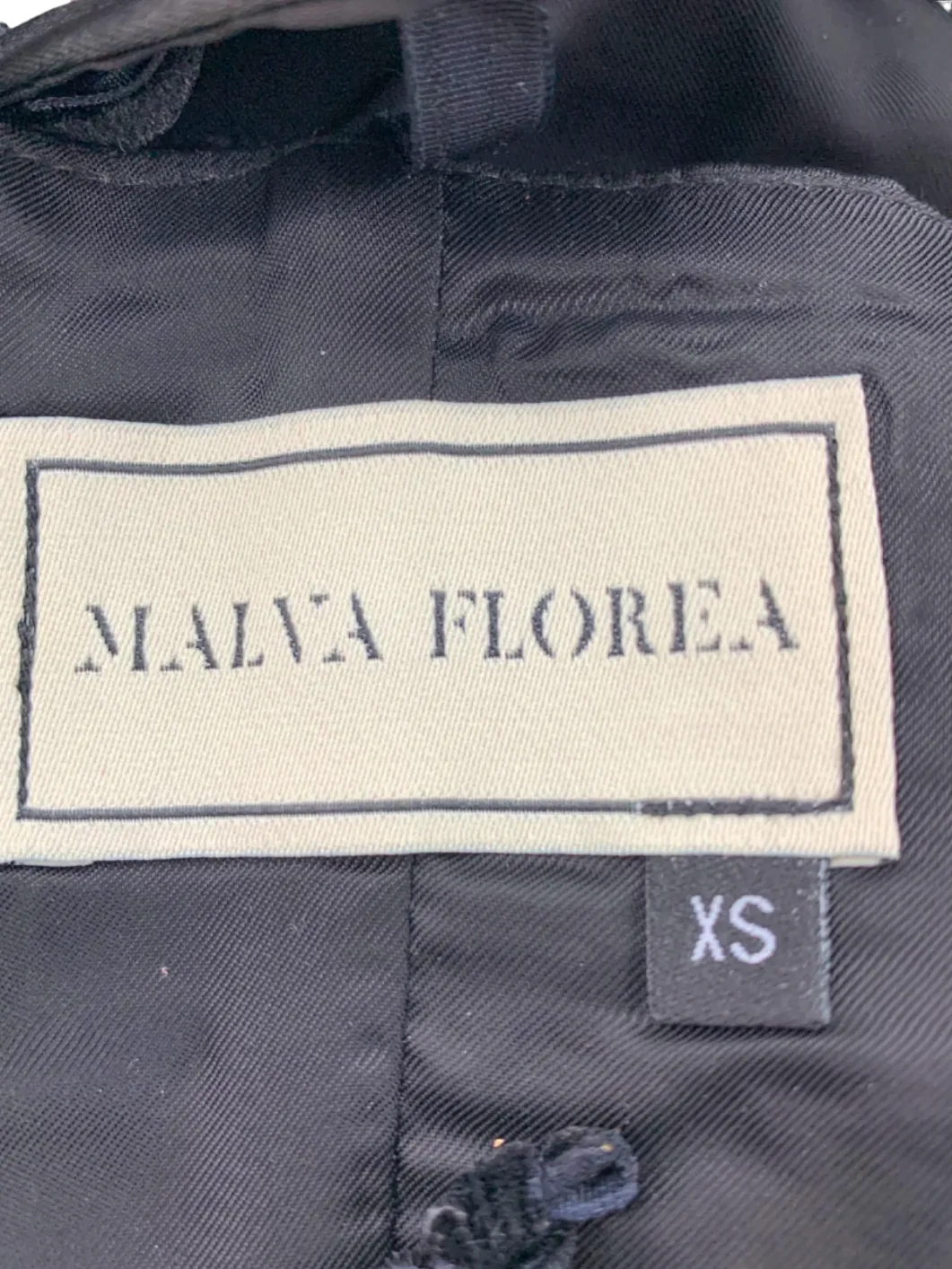 Malva Florea Black Halter Neck Star Bodysuit UK XS