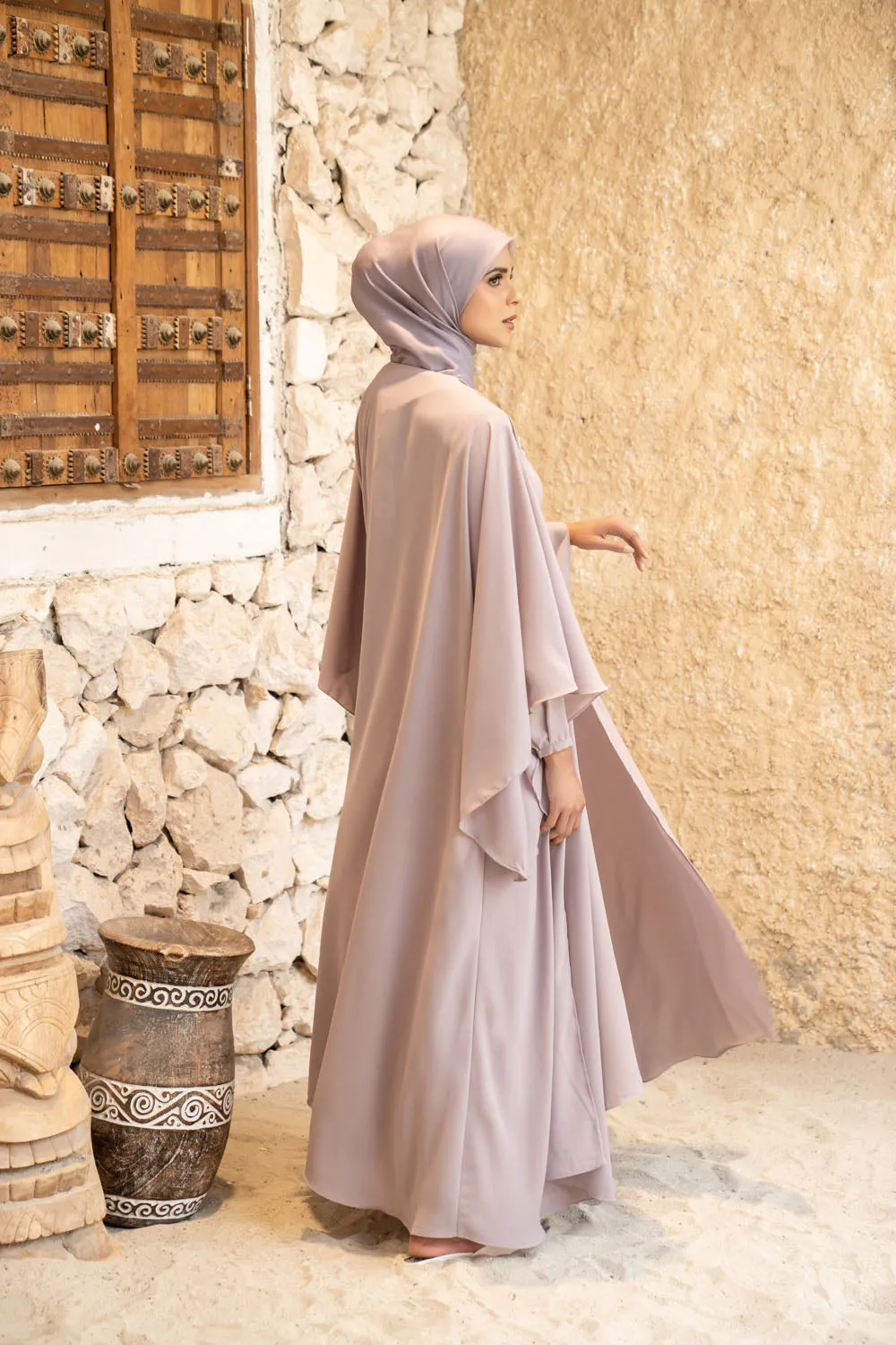 Marella Abaya Outer Graphite Gray