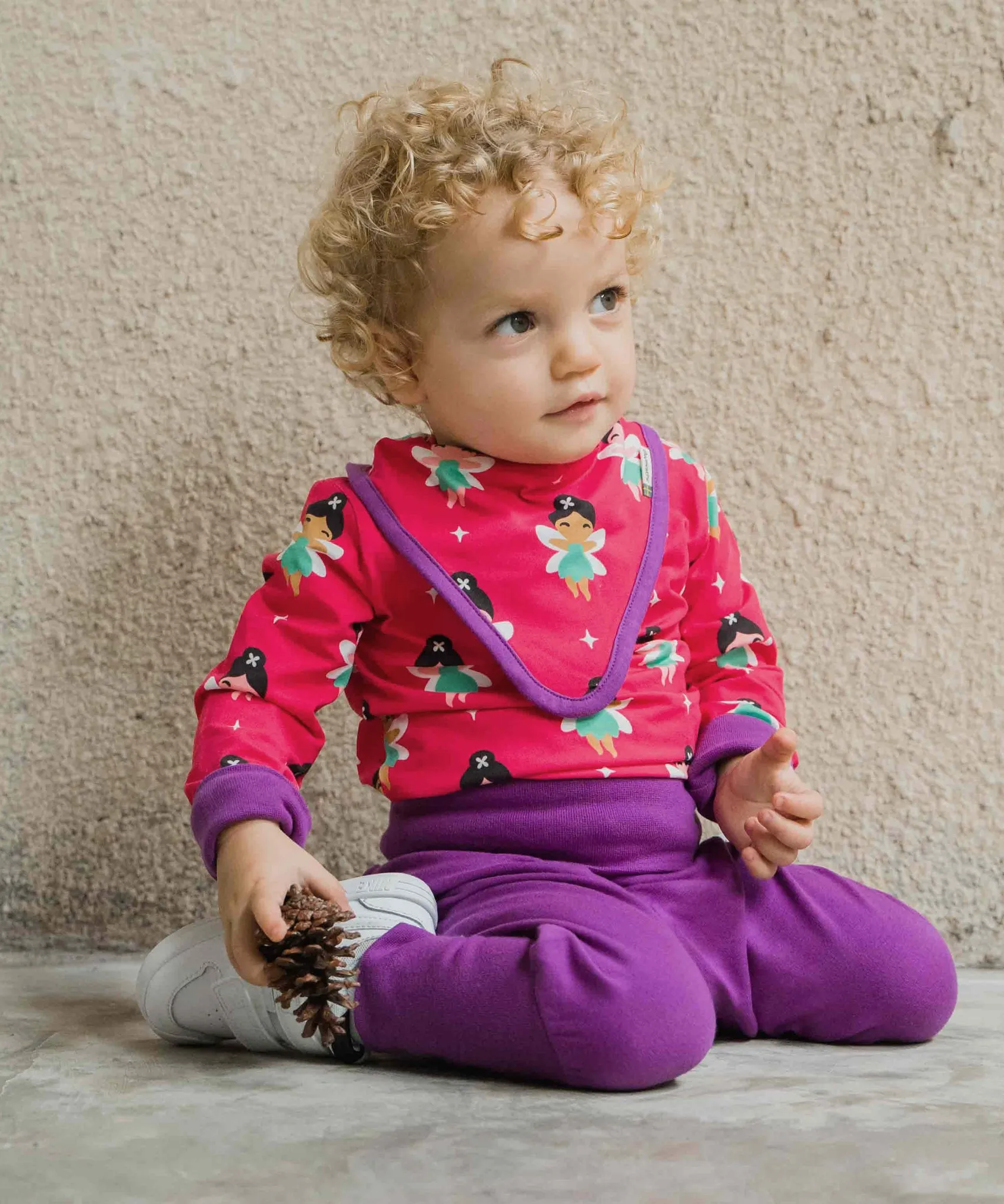 Maxomorra Fairy Long Sleeve Baby Bodysuit