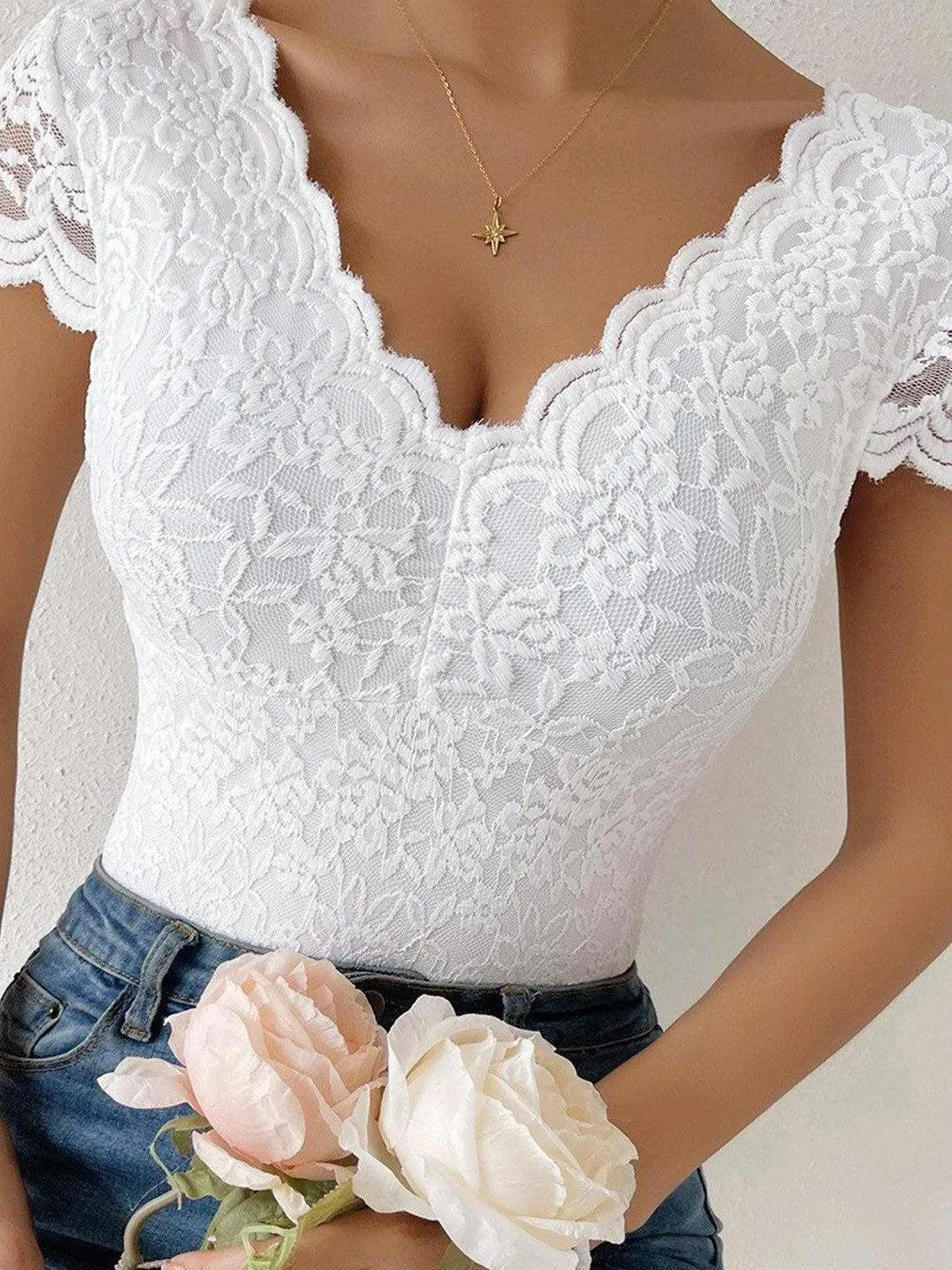 Mckayla Bodysuit - White