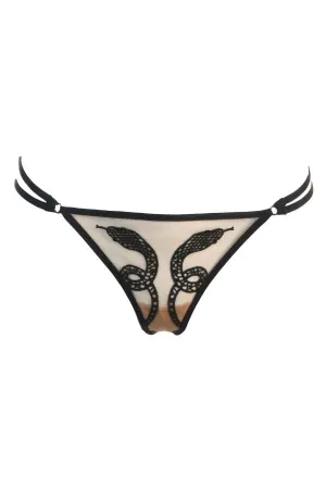Medusa Thong- Black