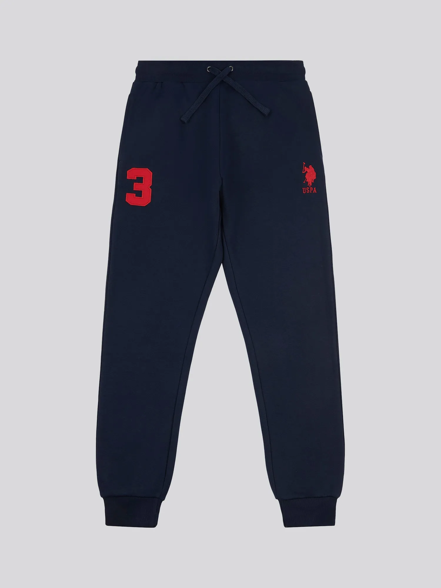 Mens Player 3 Joggers in Dark Sapphire Navy / Haute Red DHM