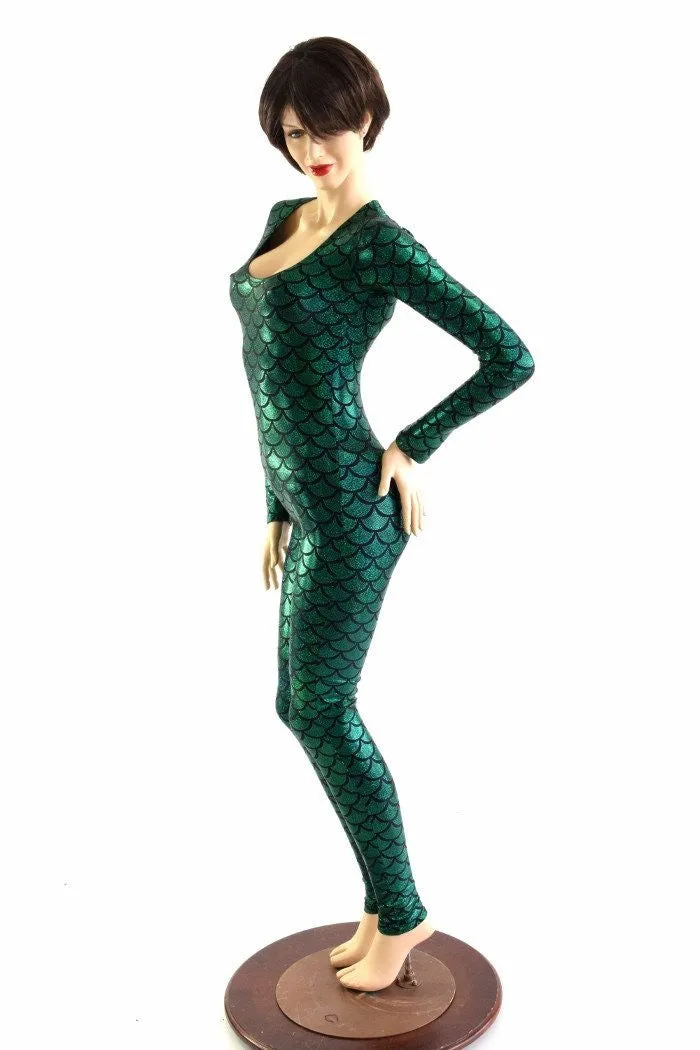 Mera Long Sleeve Scoop Neck Catsuit