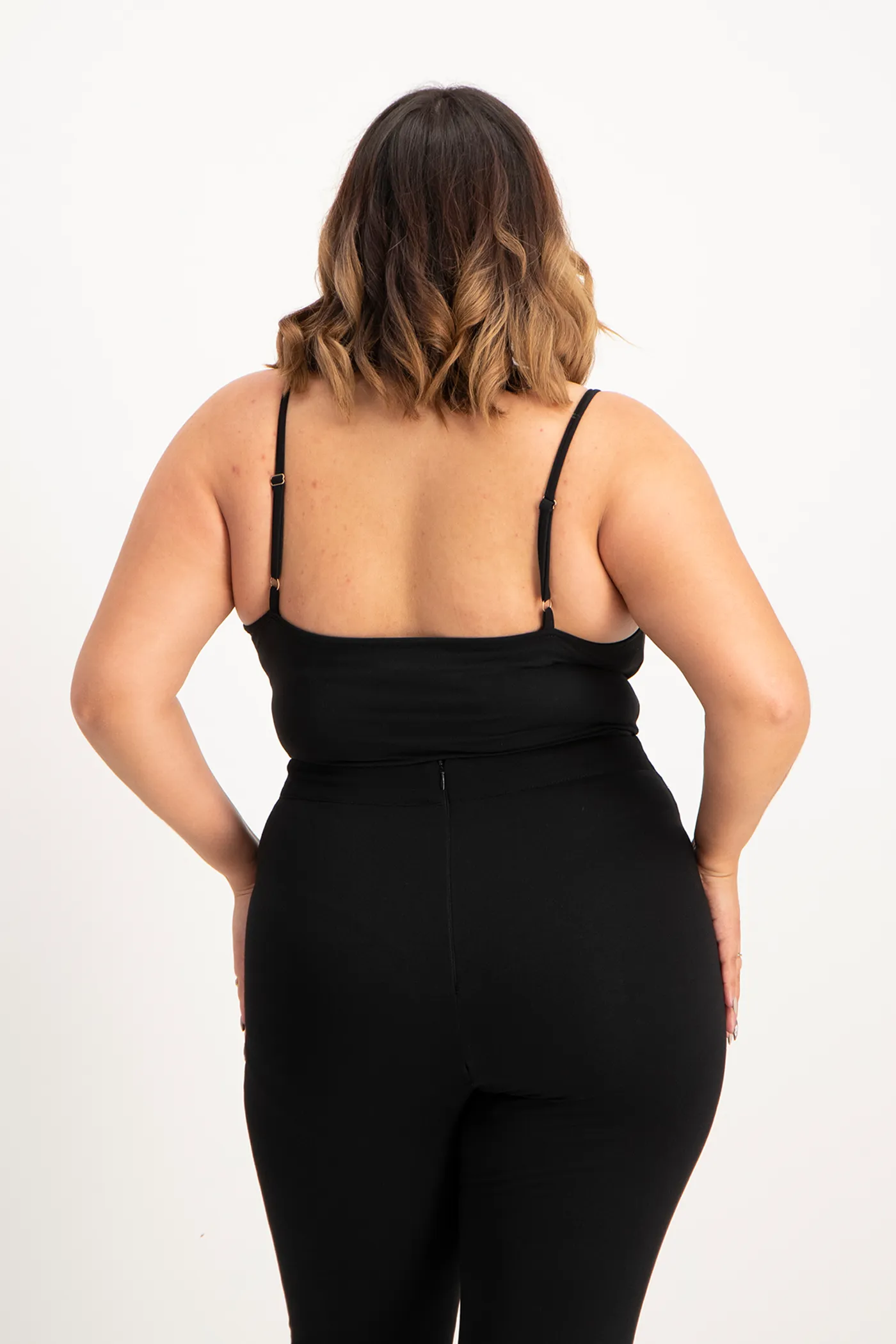 Mindy Strappy Bodysuit - Black