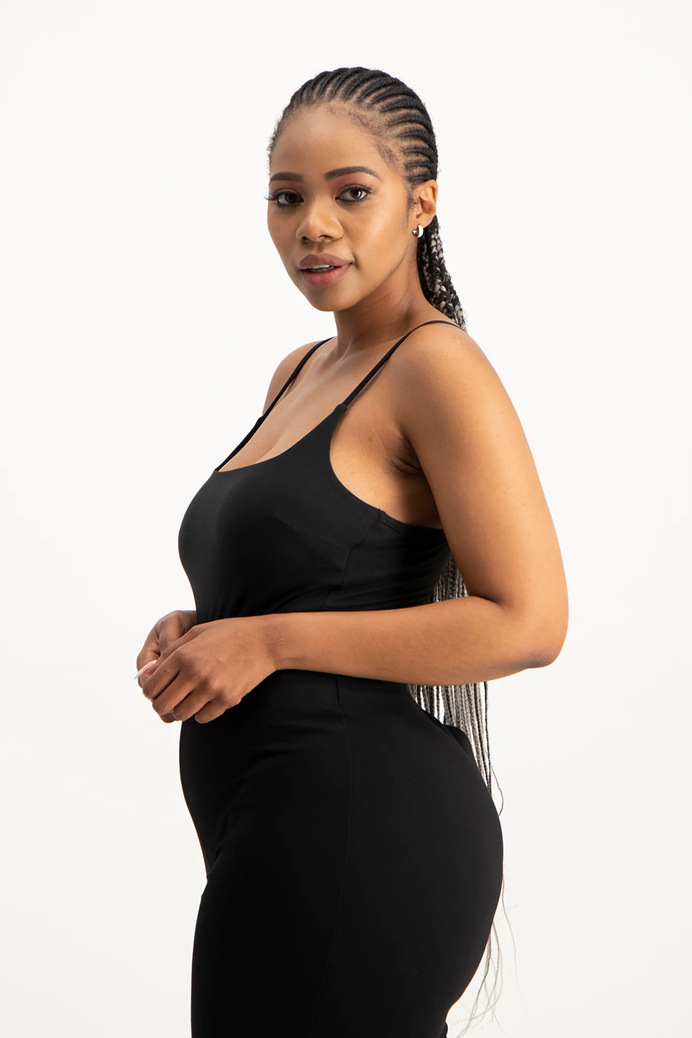 Mindy Strappy Bodysuit - Black
