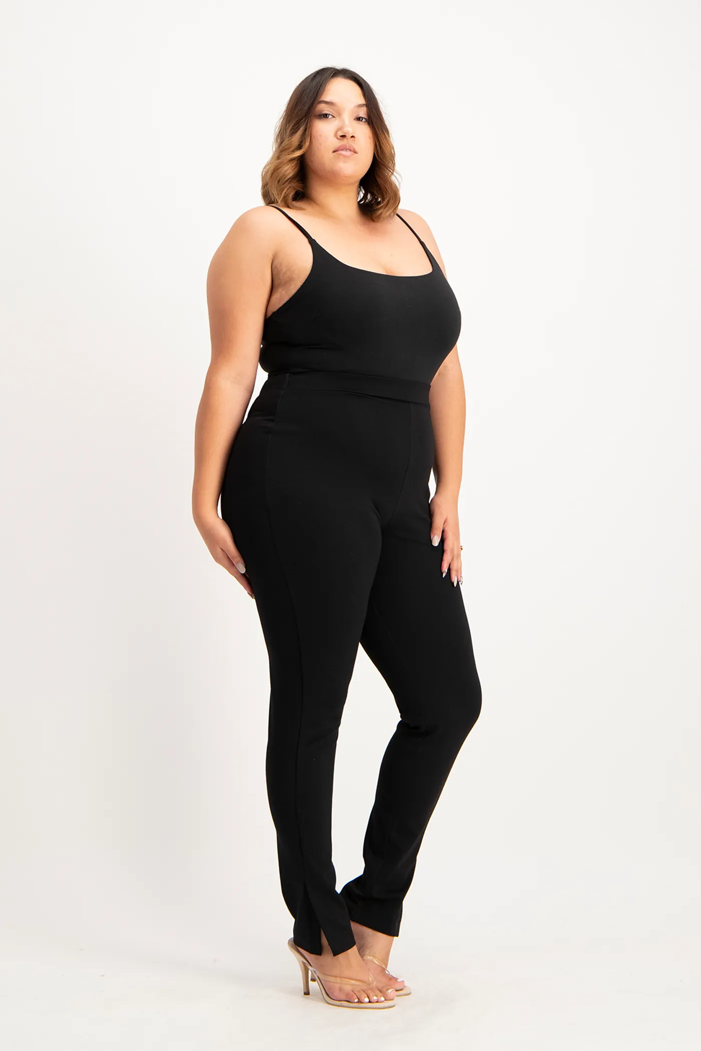 Mindy Strappy Bodysuit - Black