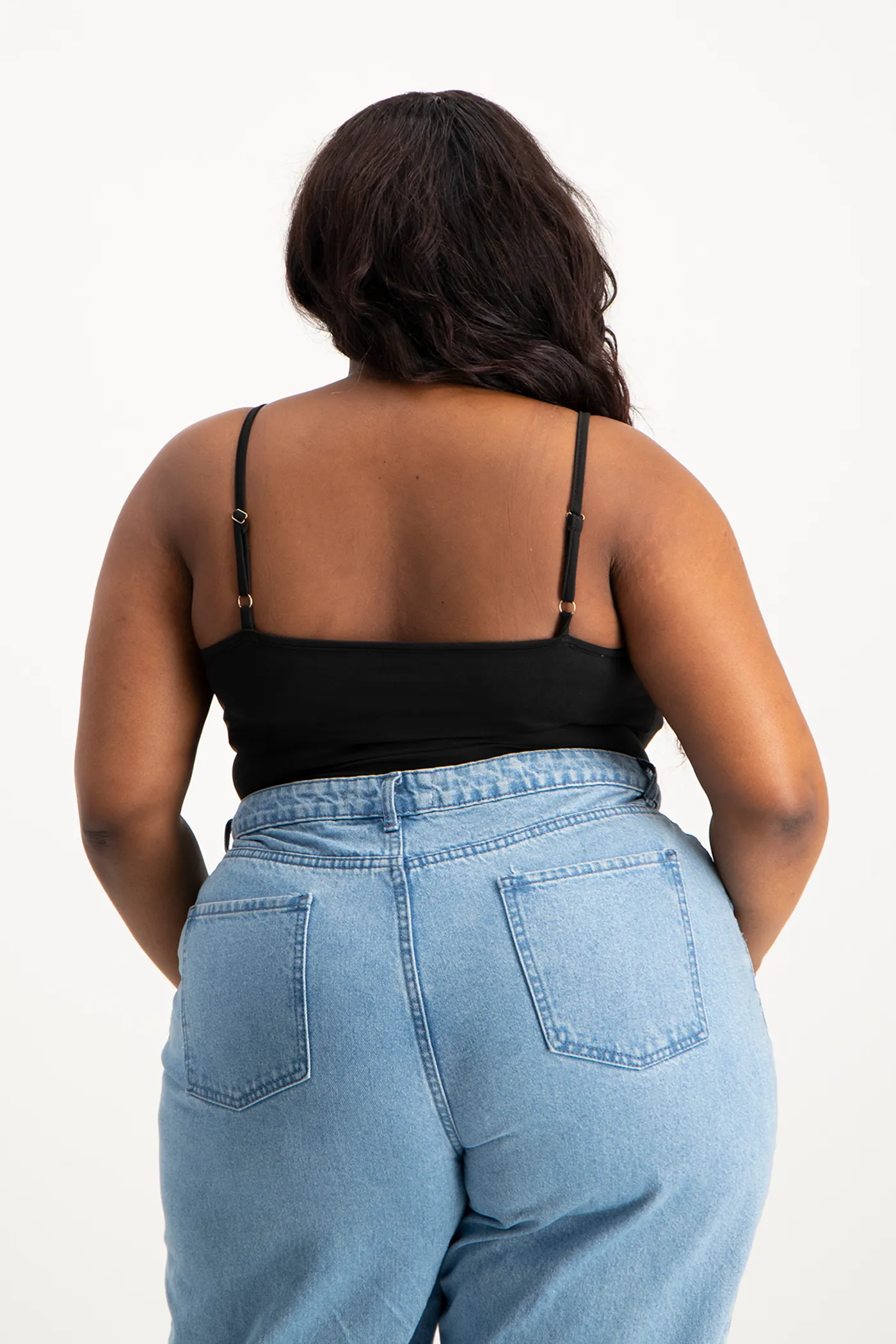 Mindy Strappy Bodysuit - Black
