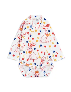 Mini Rodini Rabbit AOP Wrap Body