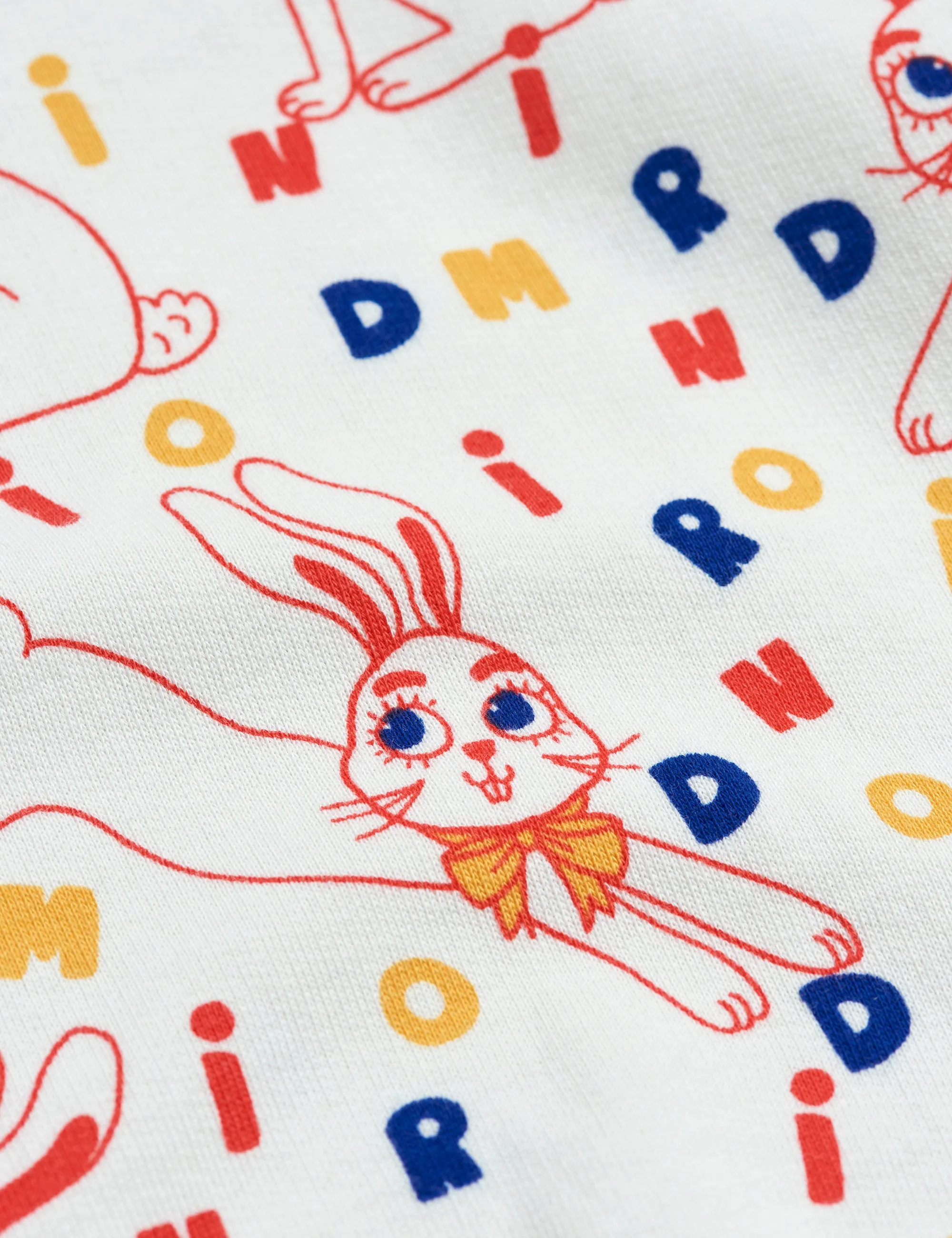 Mini Rodini Rabbit AOP Wrap Body