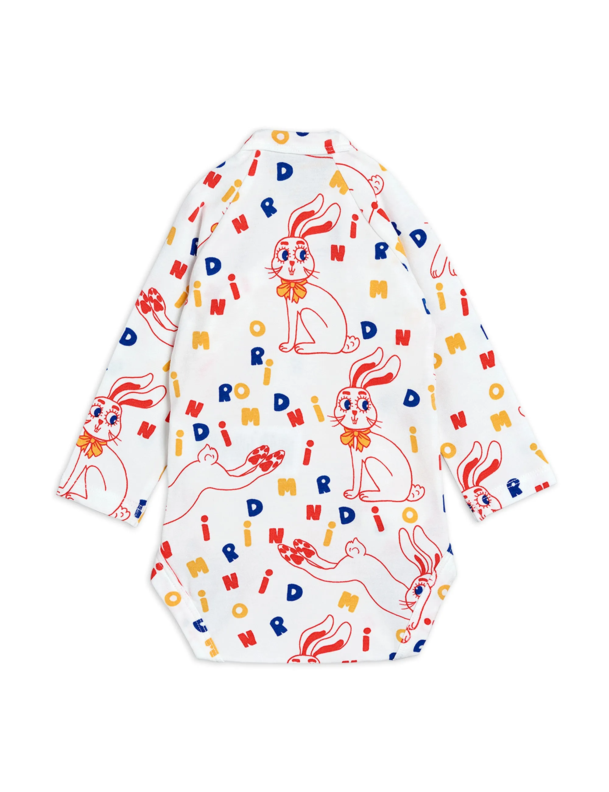 Mini Rodini Rabbit AOP Wrap Body