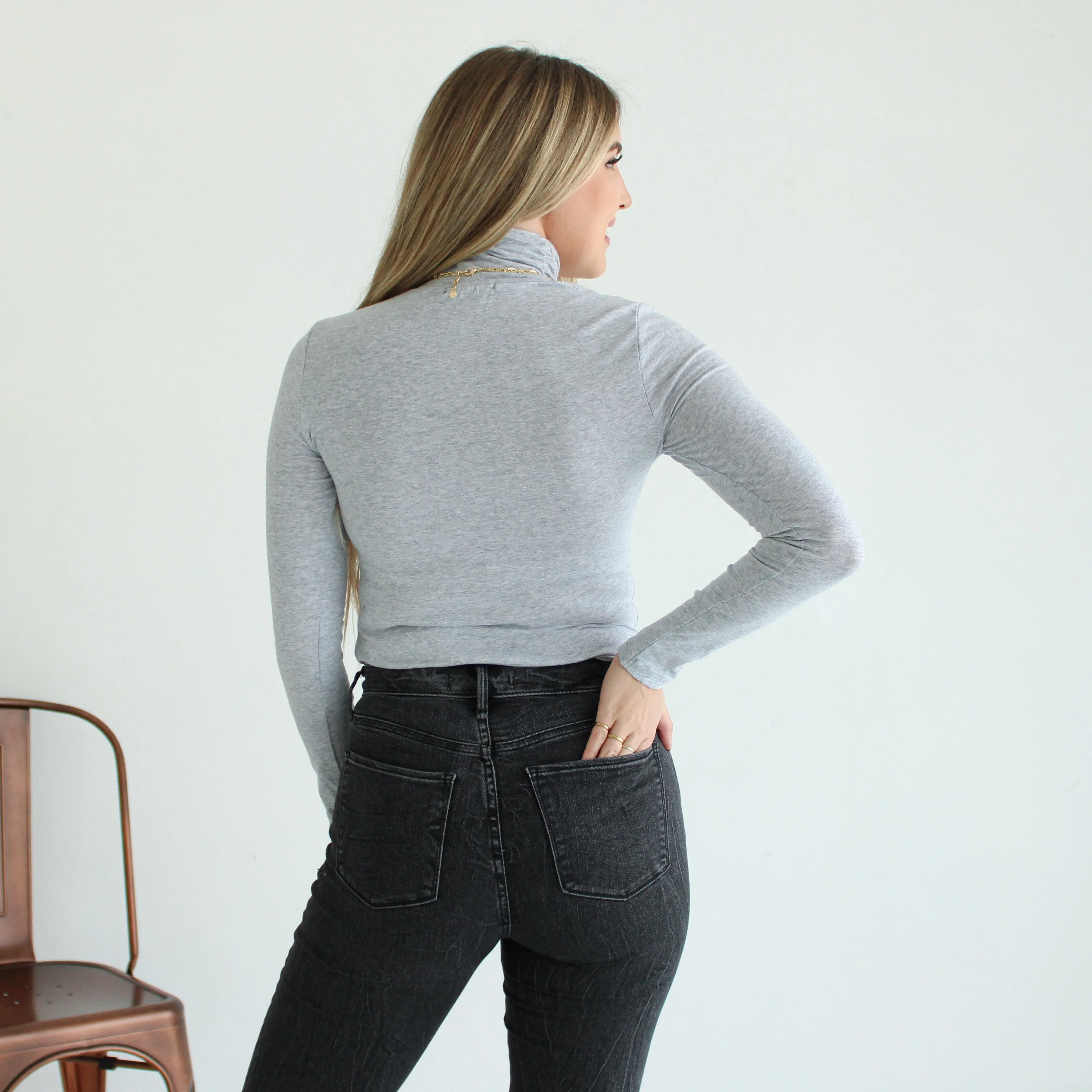 Mock Neck Bodysuit