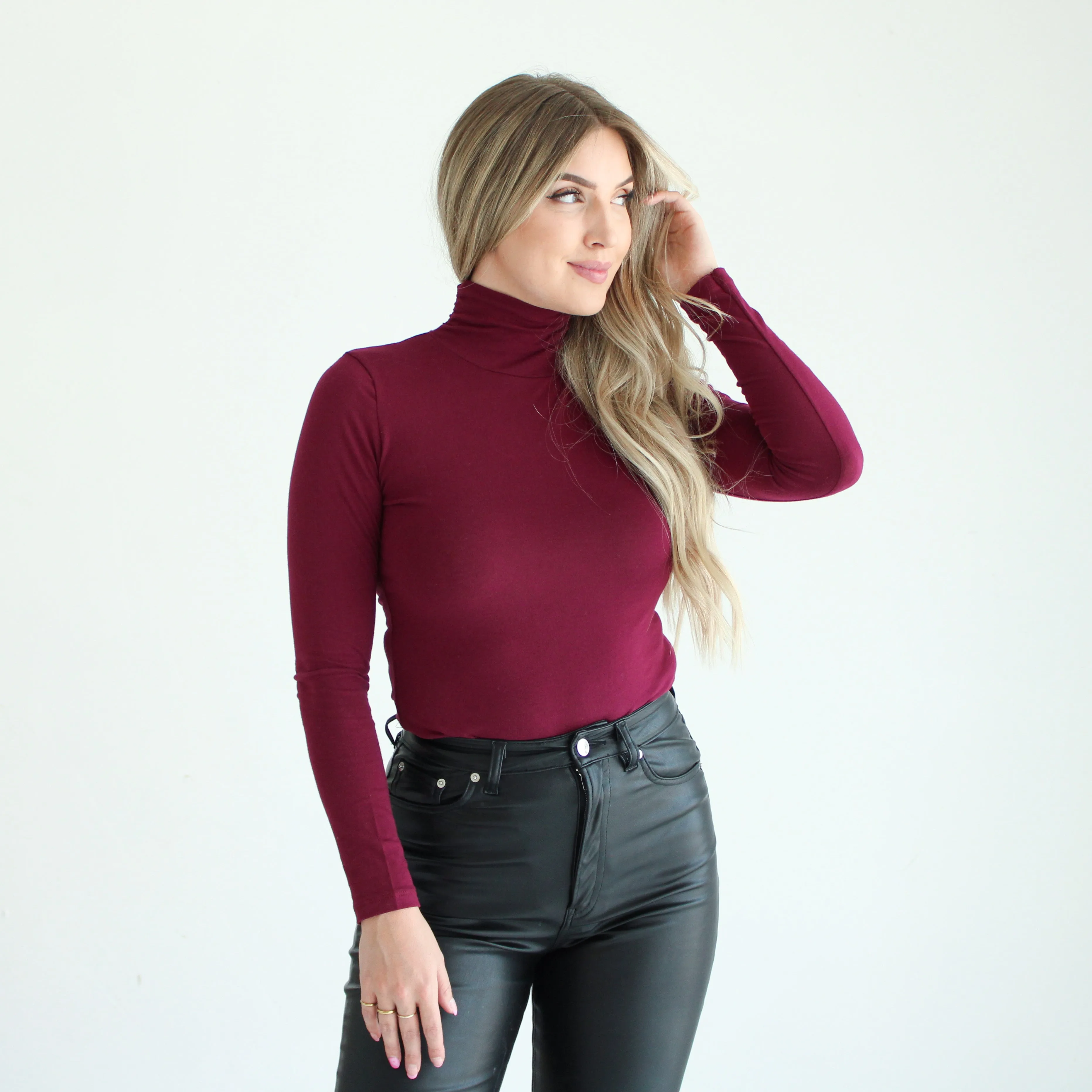 Mock Neck Bodysuit