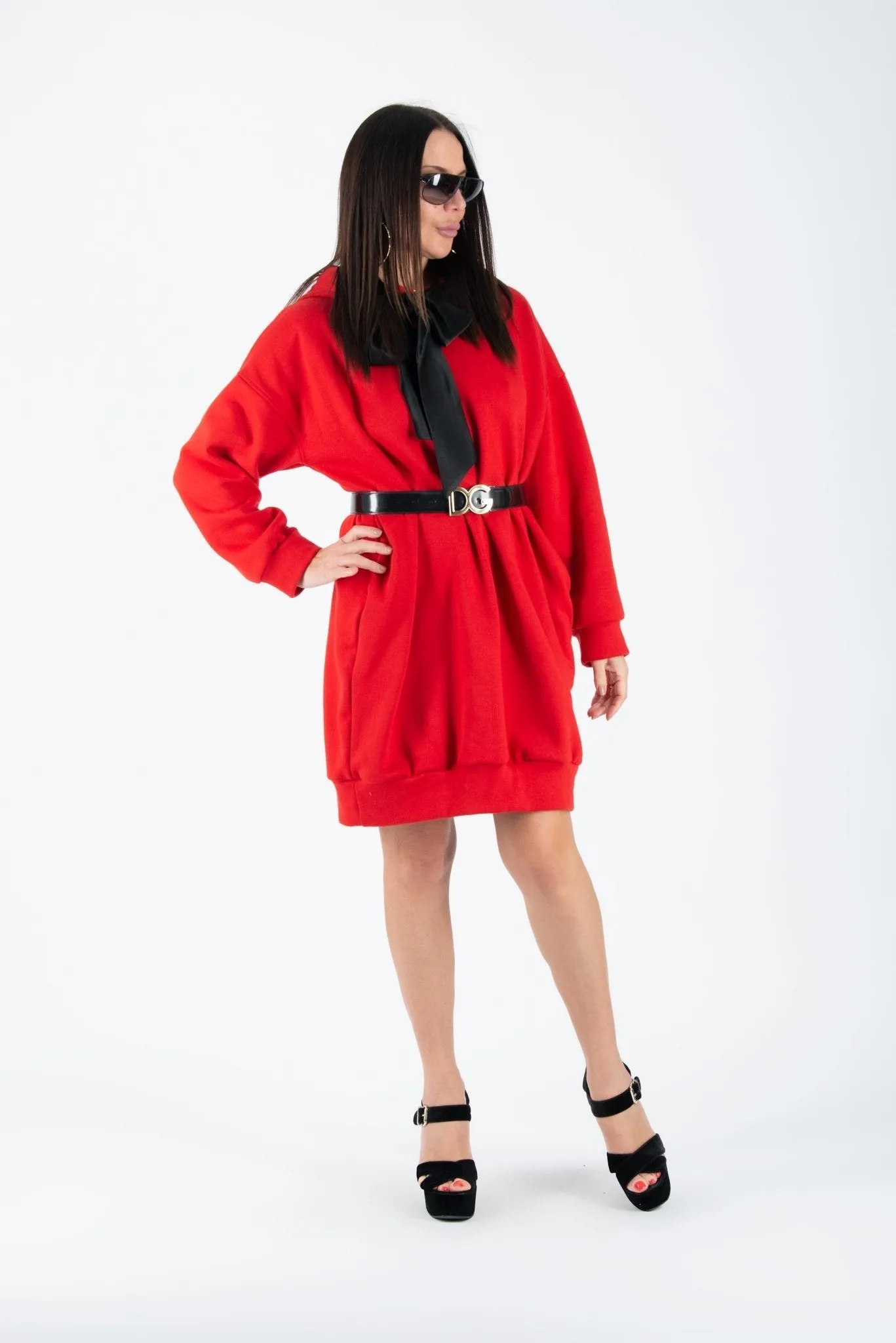 Molly Sweatshirt Hooded Dress SALE