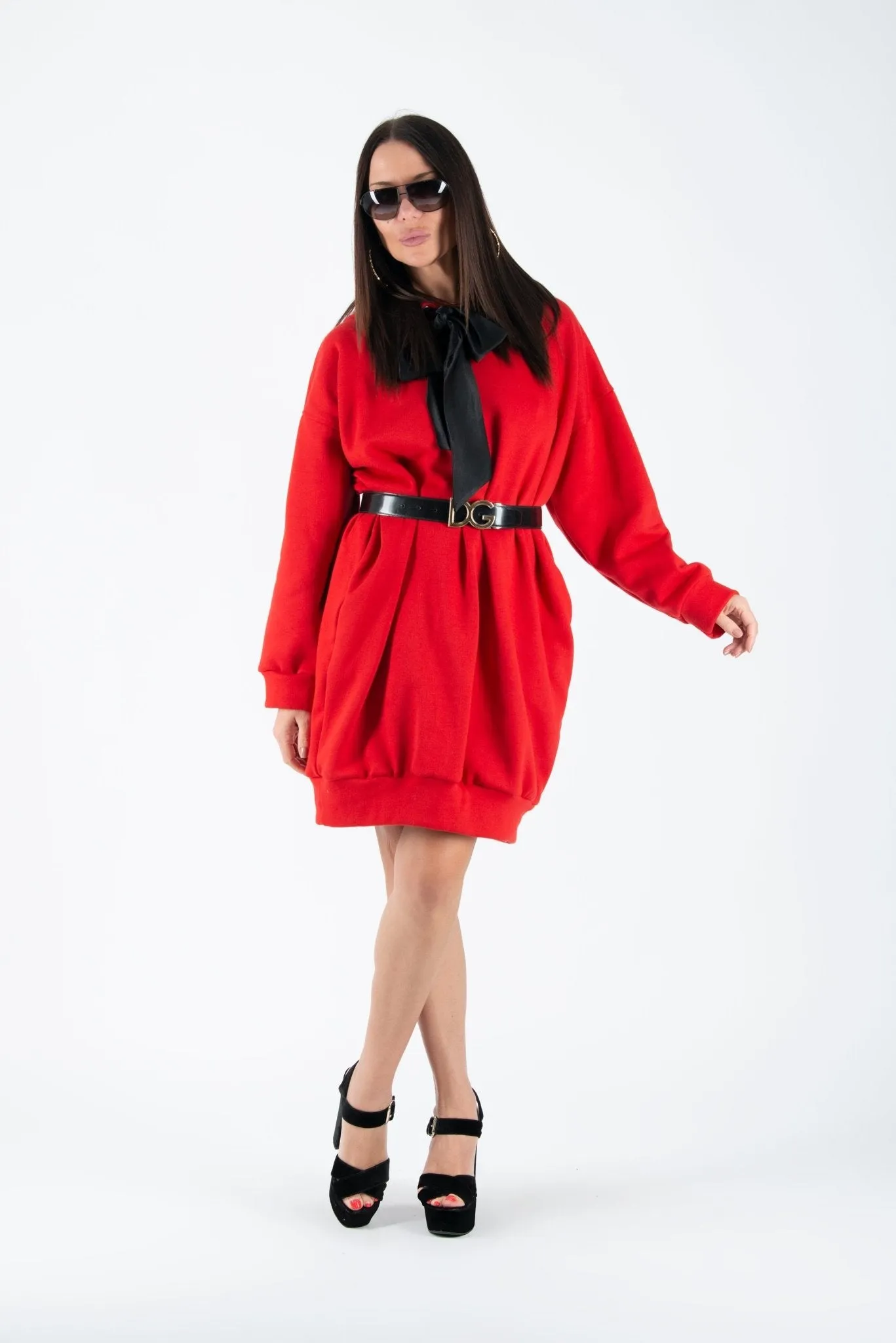 Molly Sweatshirt Hooded Dress SALE