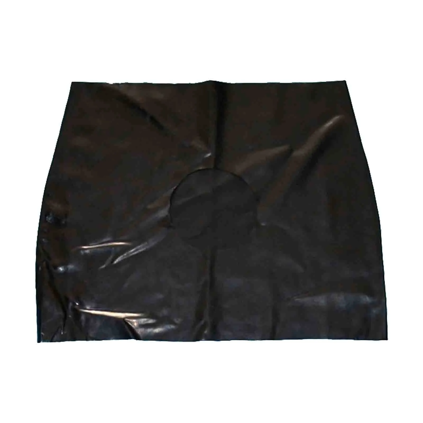 MONNIK Black Latex ladies Fashion sexy Miniskirt women Rubber Tight Straight pencil skirt Hip cut-out for fetish Catsuit party wear