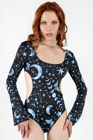 Moonlight Mystique Side Cut Out Bodysuit