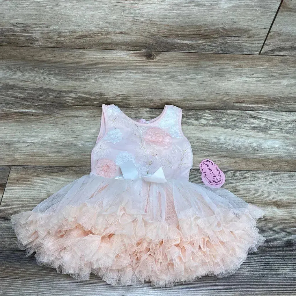 NEW Popatu Floral Tutu Dress sz 6-9m
