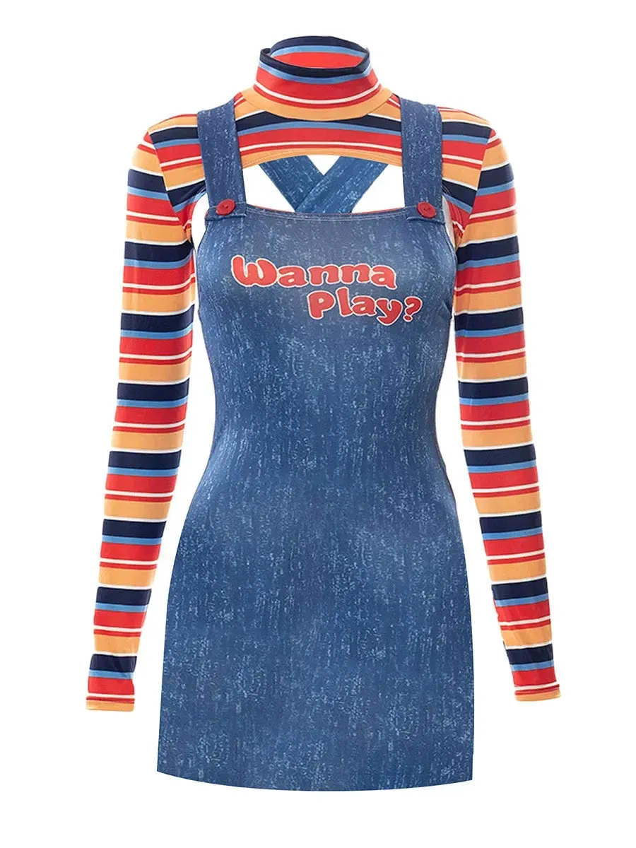 Nightmare Doll Killer Bodysuit Costume for Adults – Available at TrendPop-Creations