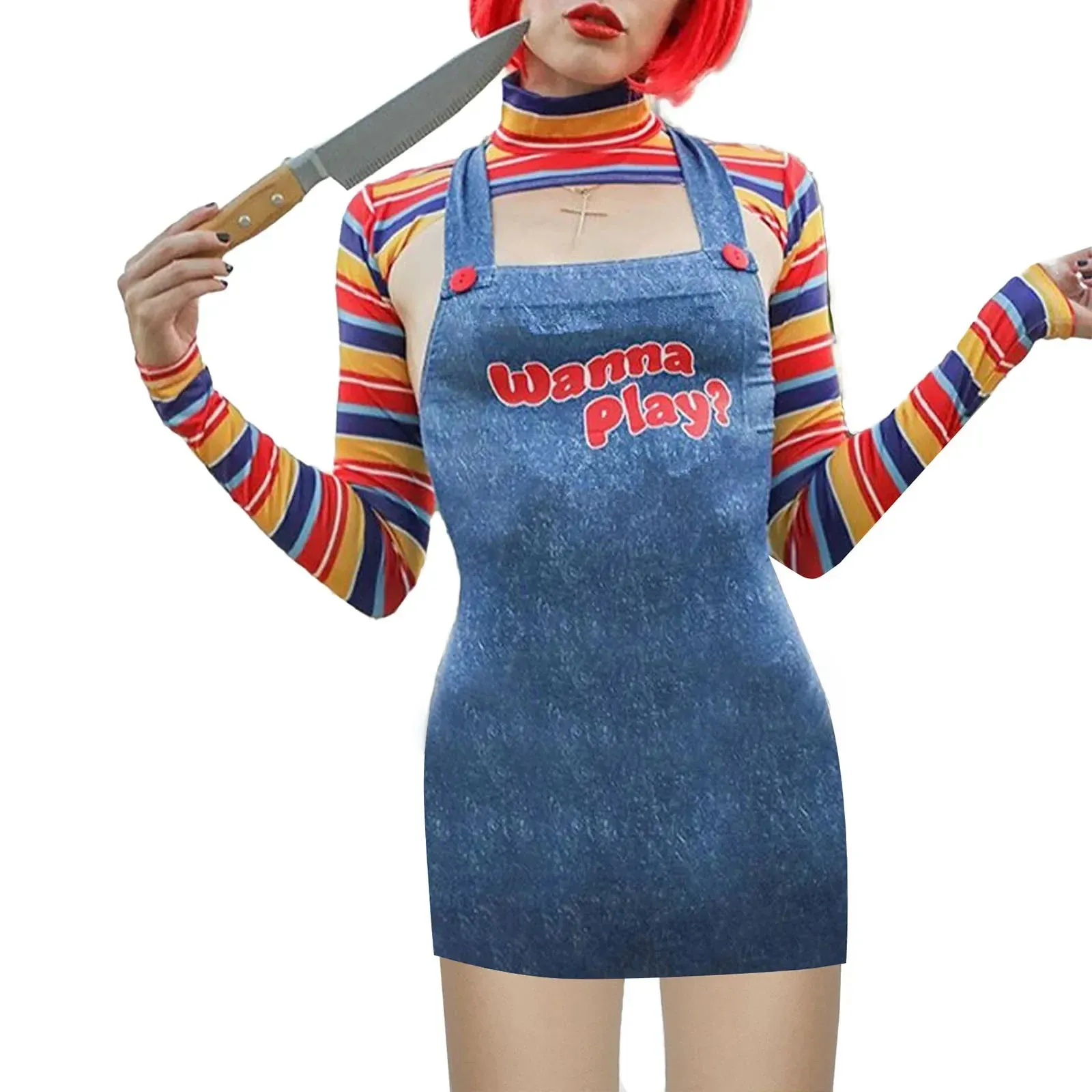 Nightmare Doll Killer Bodysuit Costume for Adults – Available at TrendPop-Creations