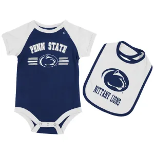 Nittany Lions Baby Bodysuit with Bib