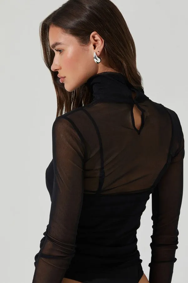 Olia Mesh Layered Bodysuit