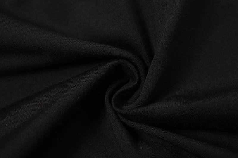 One shoulder solid irregular hollow out backless bodysuit