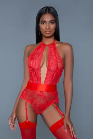 Ophelia Red Bodysuit