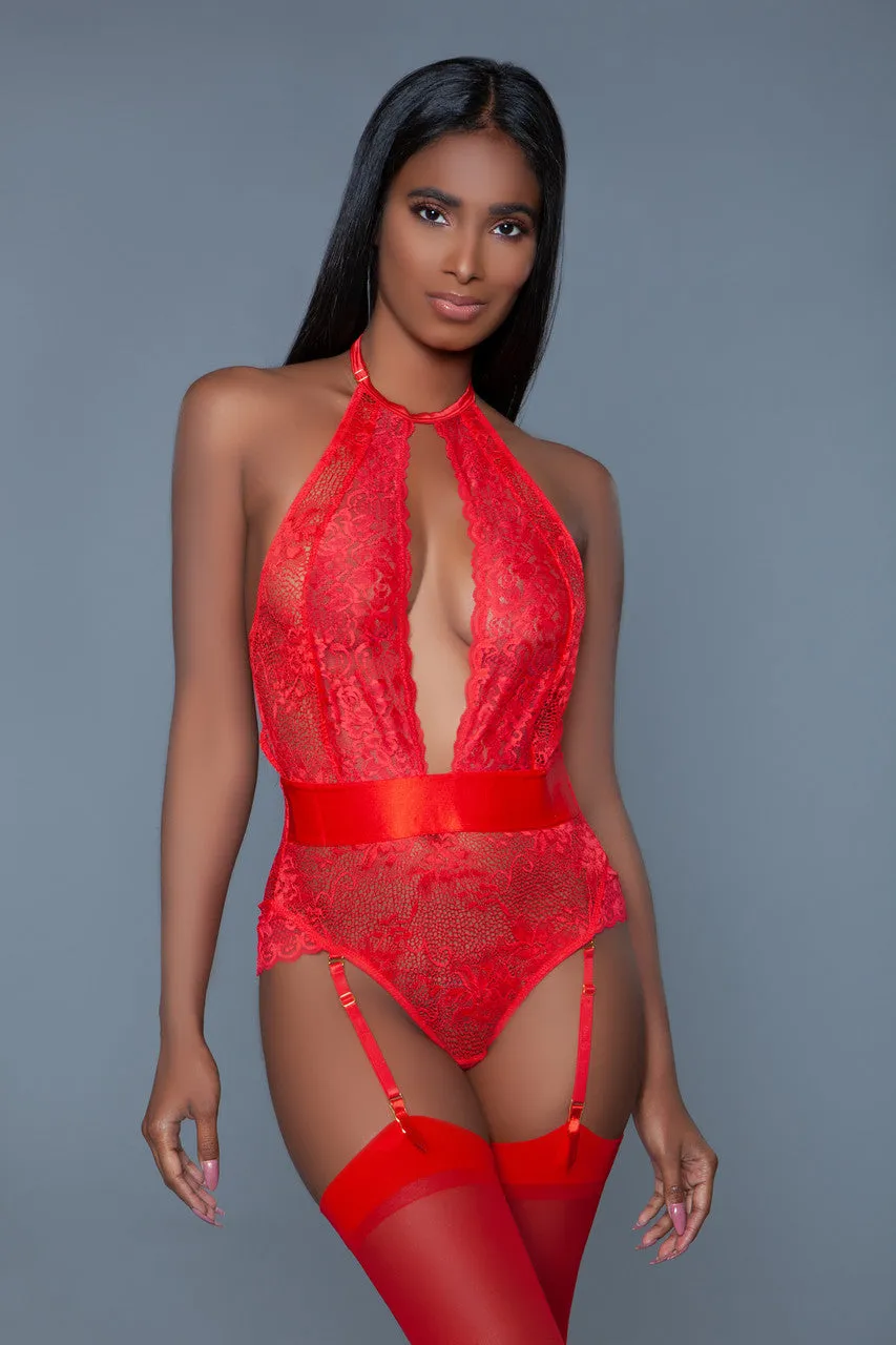 Ophelia Red Bodysuit