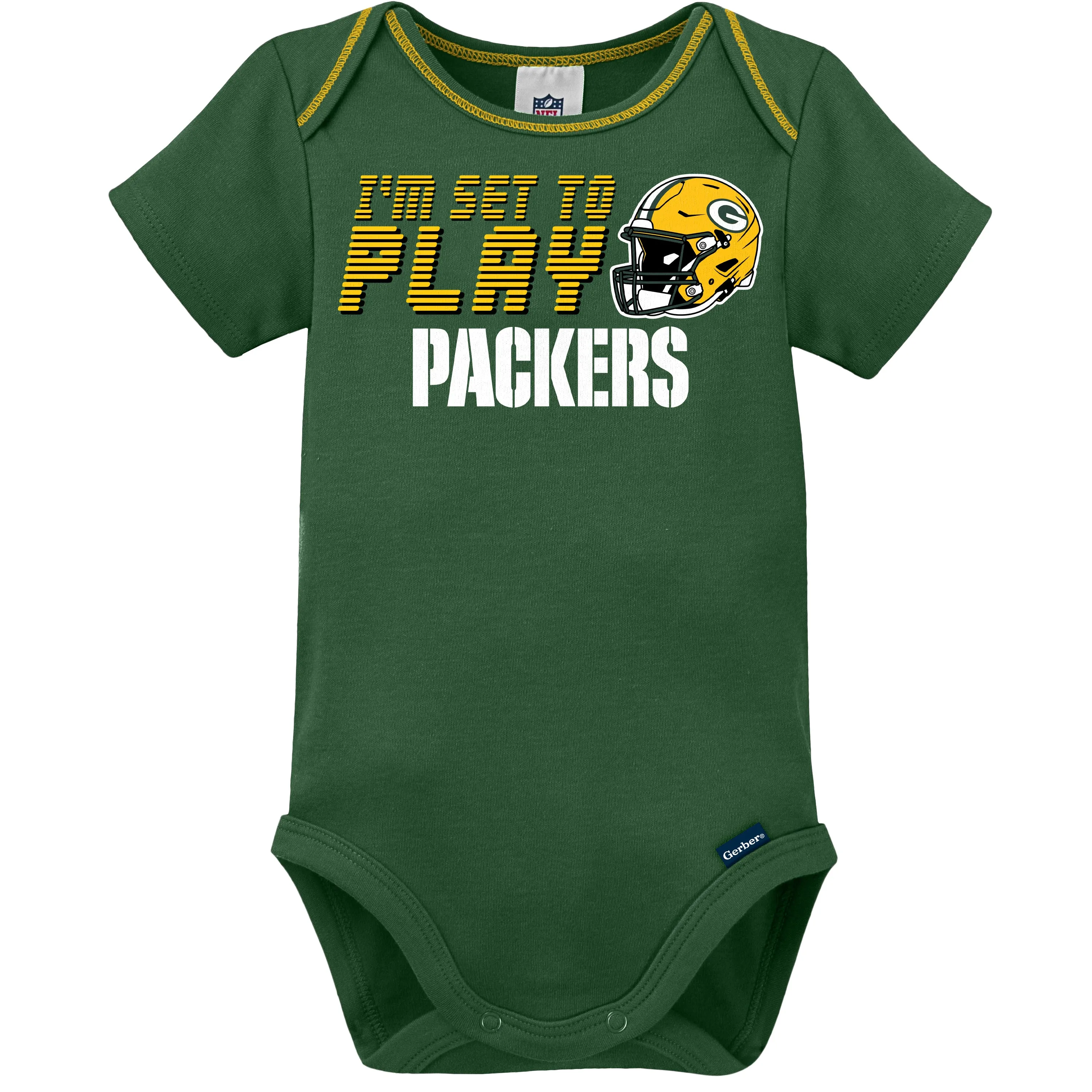 Packers Baby Boys 3-Piece Bodysuit, Sleep 'N Play, and Cap Set