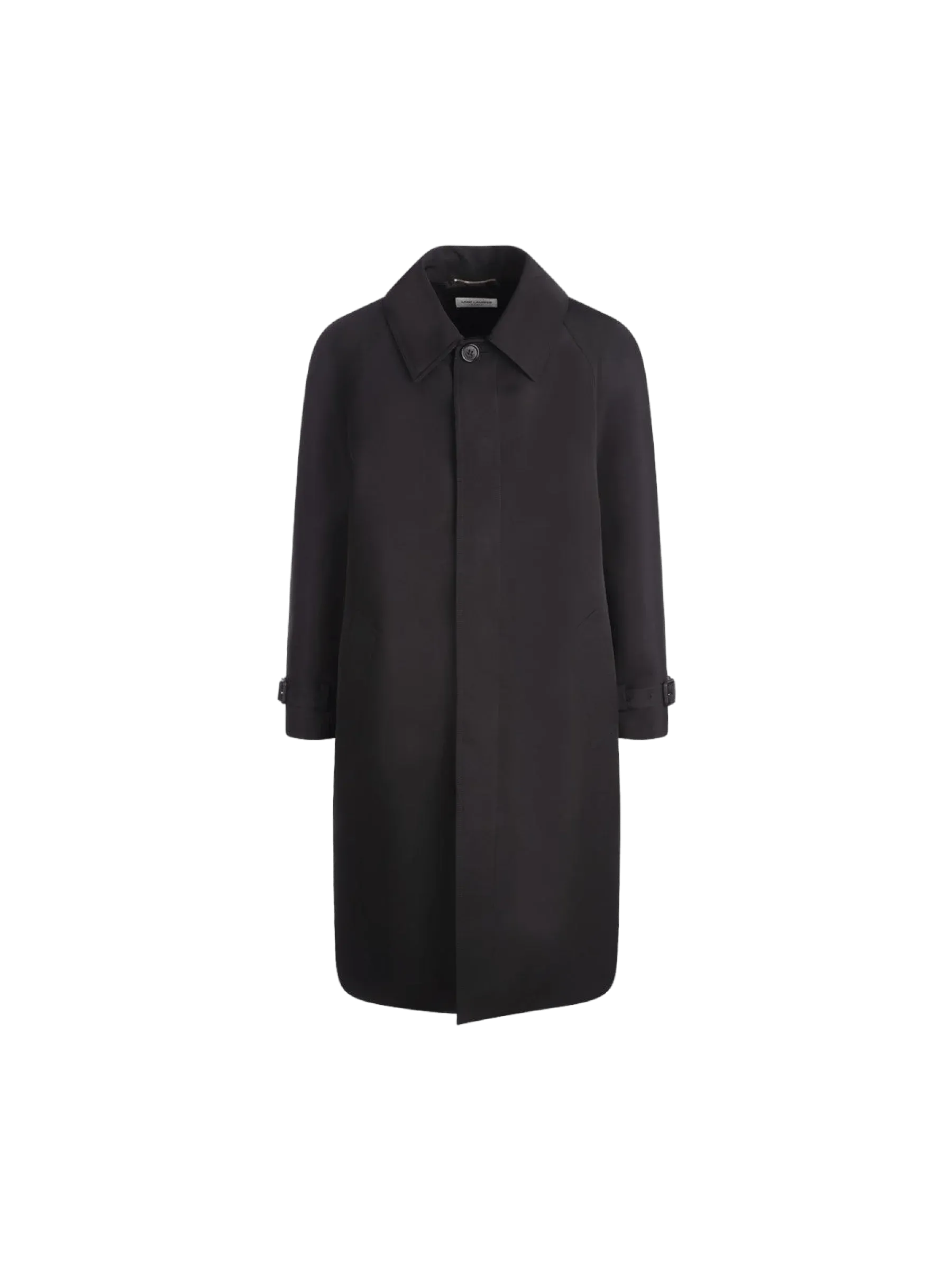 Padded Overcoat in Faille