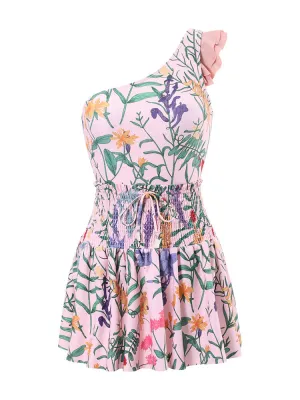 Pankh Fairbanks Padded Swimsuit/Bodysuit And Skirt Set