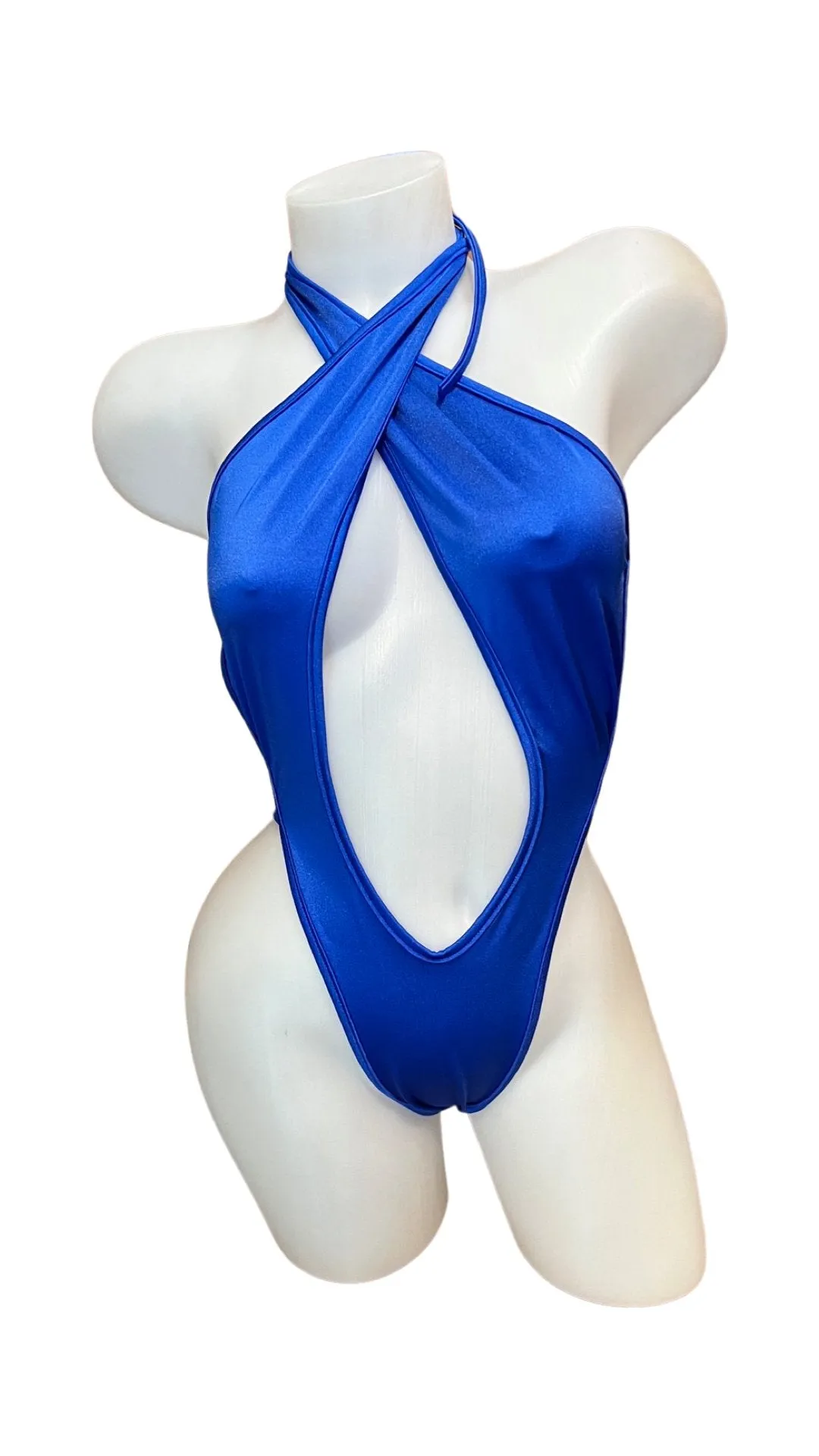 Peephole Bodysuit Royal