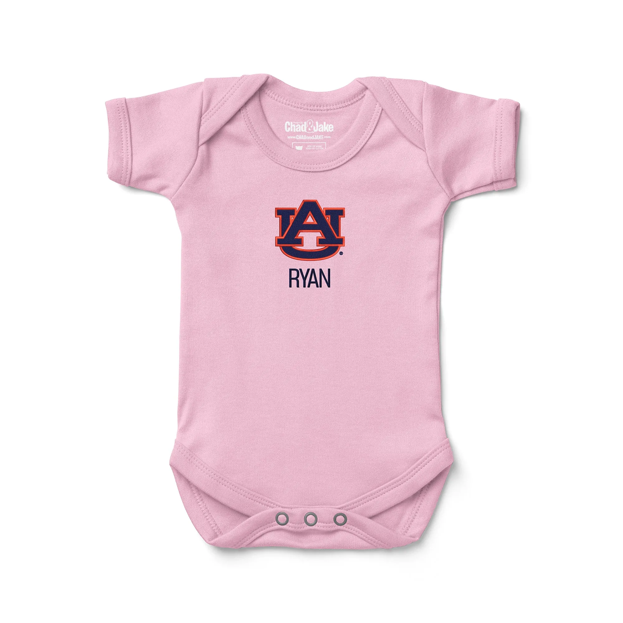 Personalized Auburn Tigers Bodysuit