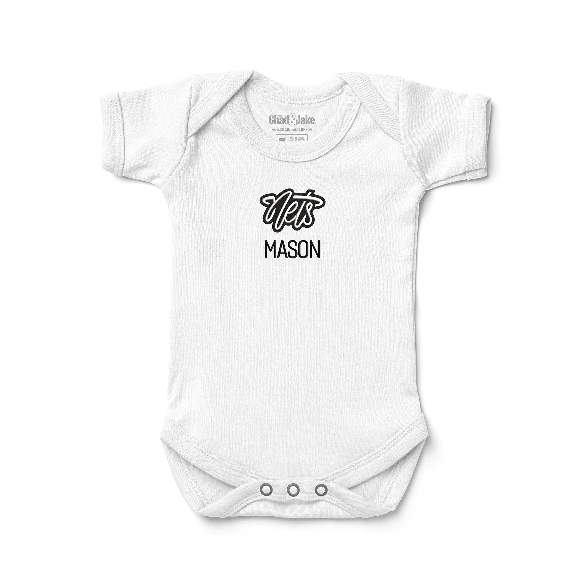 Personalized Brooklyn Nets Script Nets Bodysuit