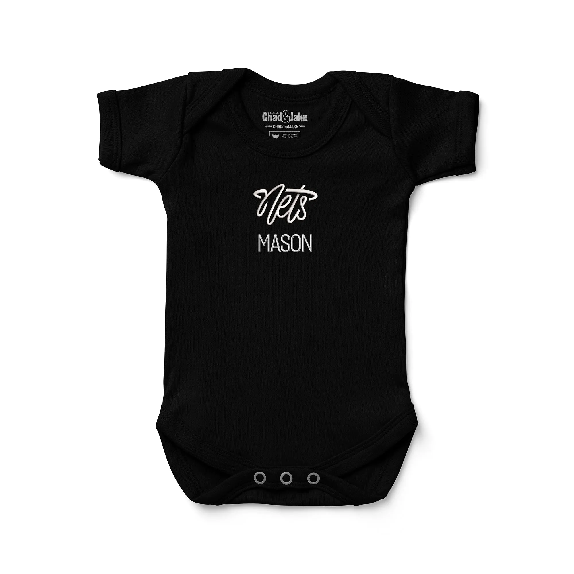 Personalized Brooklyn Nets Script Nets Bodysuit