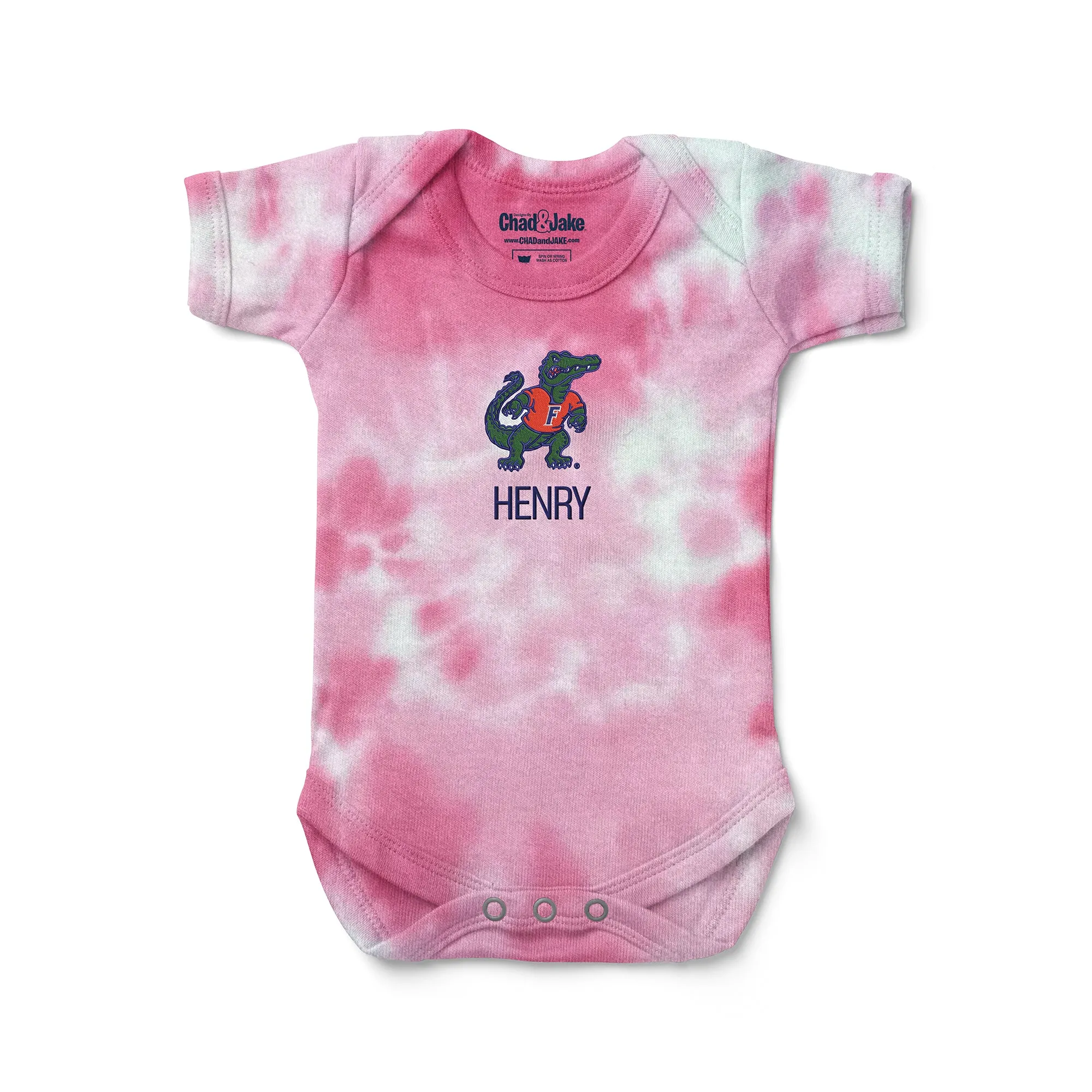 Personalized Florida Gators Albert Tie Dye Bodysuit