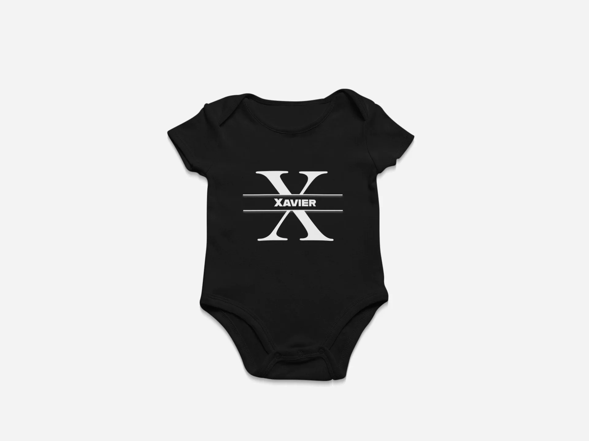 Personalized Kids Tshirt Gift For Toddler Girls with Letter X On Shirt Gift