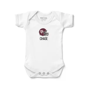 Personalized Texas A&M Aggies Helmet Bodysuit