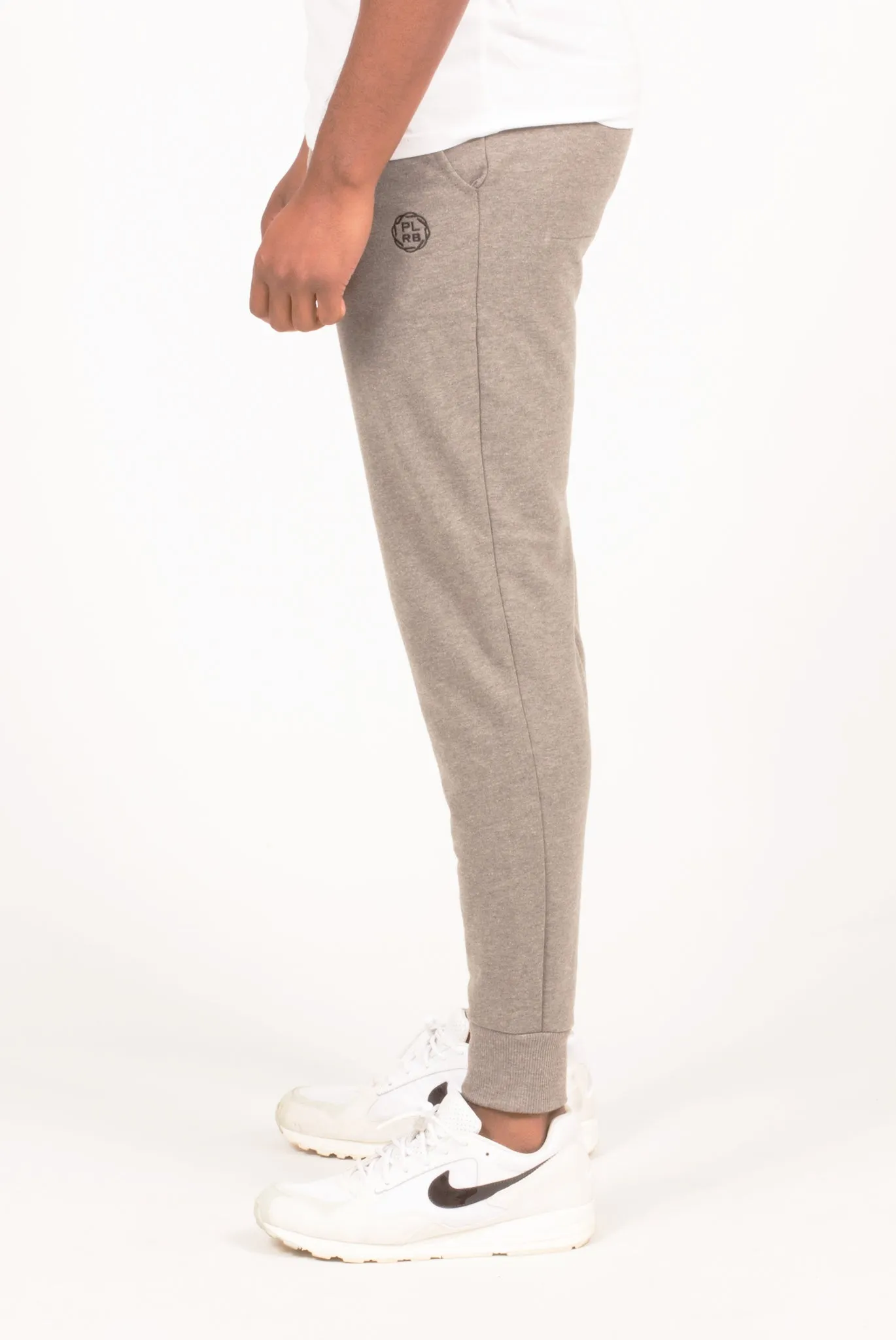PLRB FLEX HEATHER GREY JOGGERS