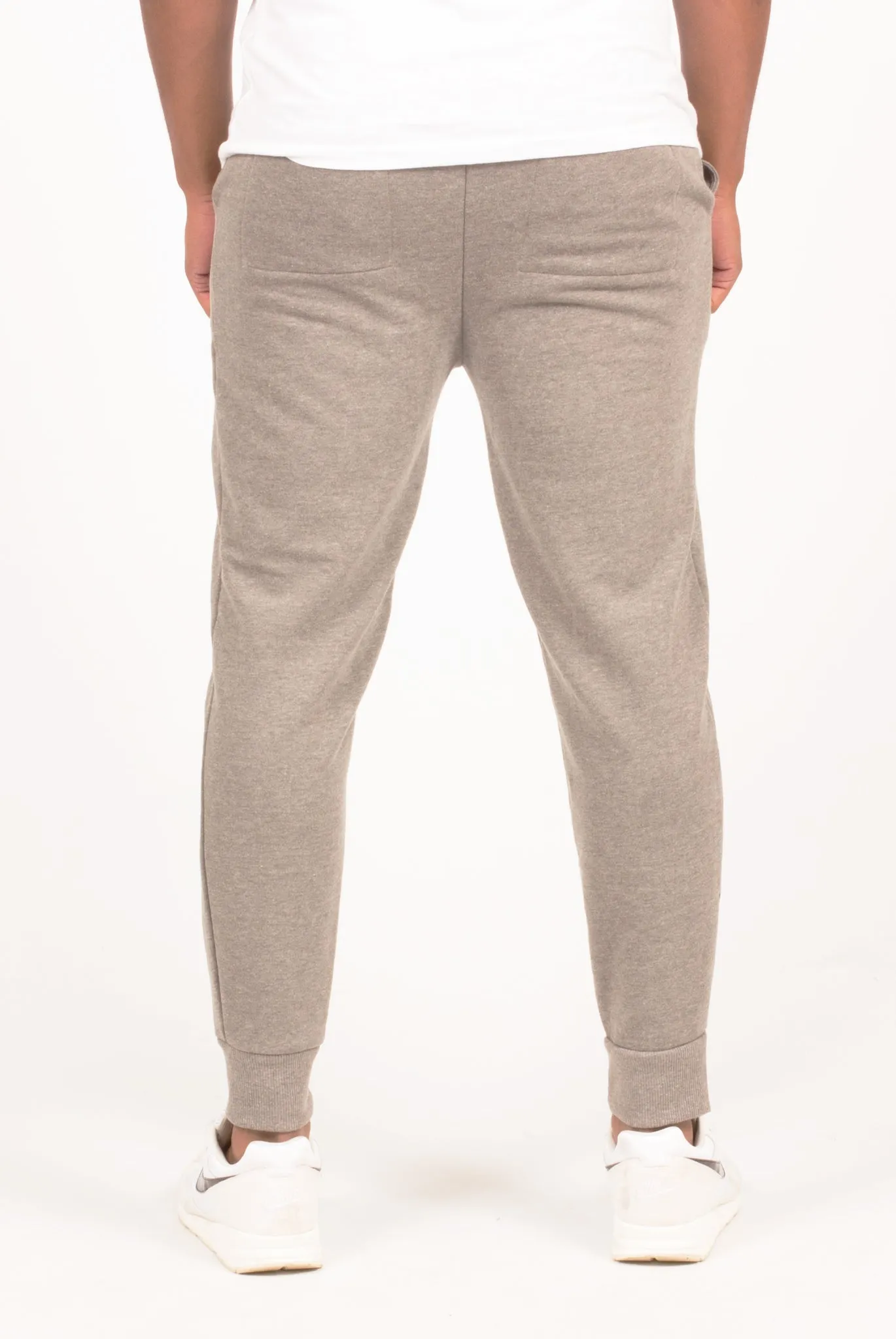 PLRB FLEX HEATHER GREY JOGGERS