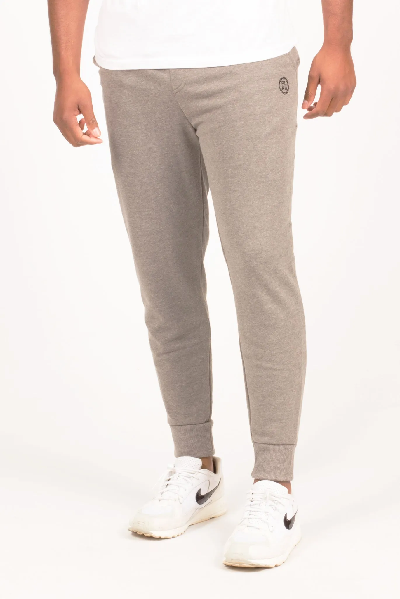 PLRB FLEX HEATHER GREY JOGGERS