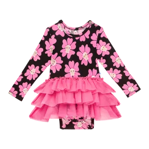 Posh Peanut - Winifred - Long Sleeve Tulle Skirt Bodysuit