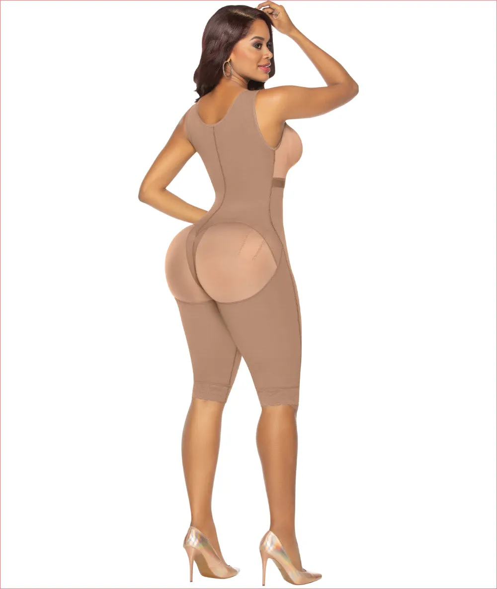 Post Op One piece Girdle with Built in Bra - C9020